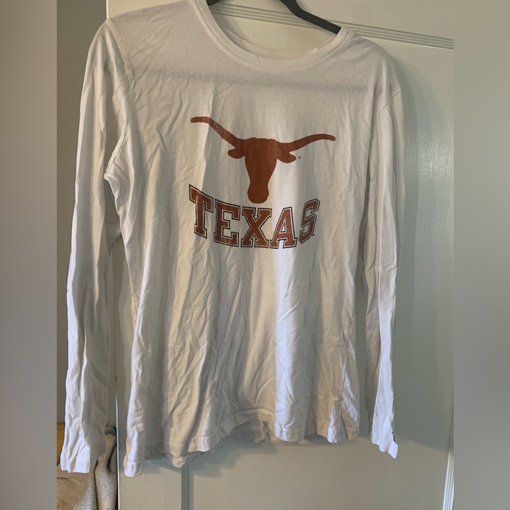 Russell Texas Longhorns Shirt Womens Extra Large UT Austin Long Sleeve